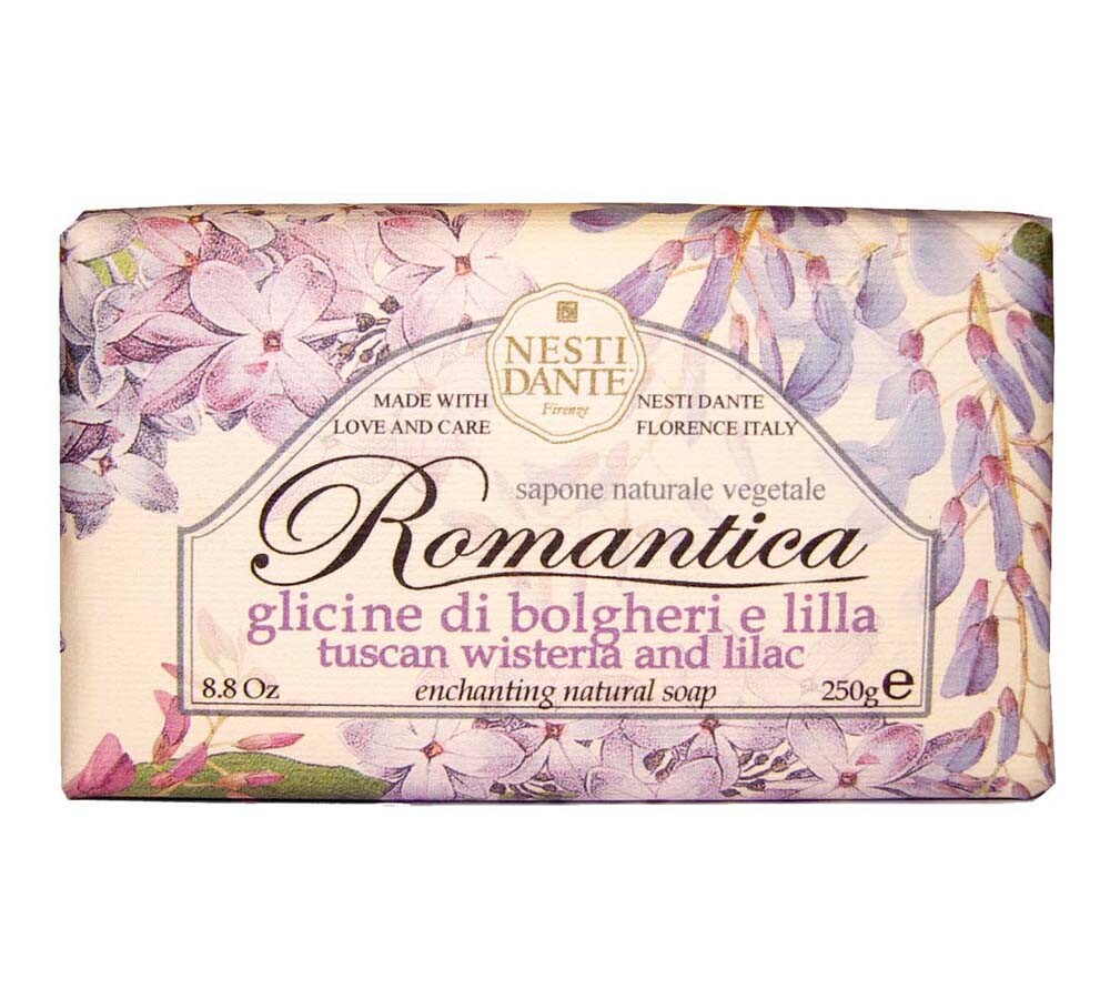 Nesti Dante ROMANTICA Nat. Seife Tusc. Wisteria & Lilac 250 g