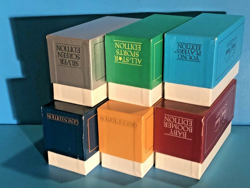 LOTE "CLÁSICO" TRIVIAL PERSECUCIÓN VINTAGE ~ 3.000 tarjetas ~ 6 primeras ediciones ~ ¡MIRA! Foto 3 de 4