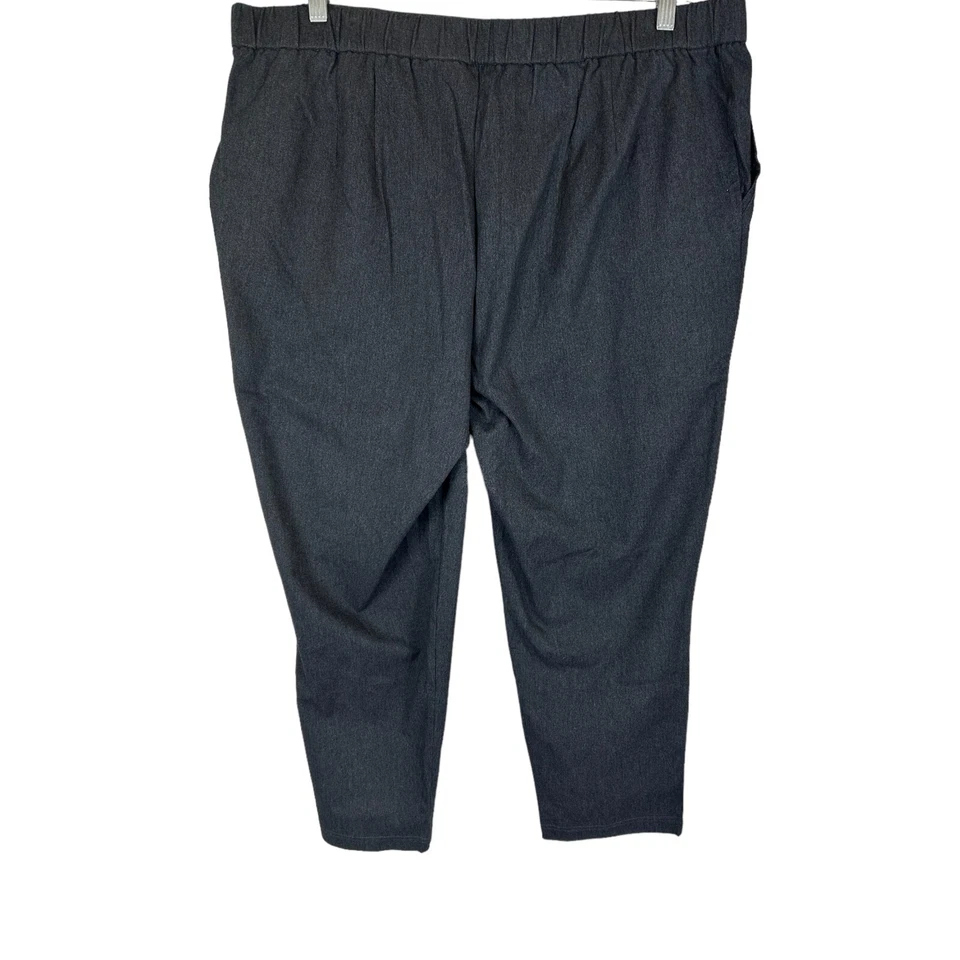 Pantalones Joan Rivers Regular Clásicos Firma Ajustados Largo Completo Carbón Talla X-Grande Foto 2 de 2