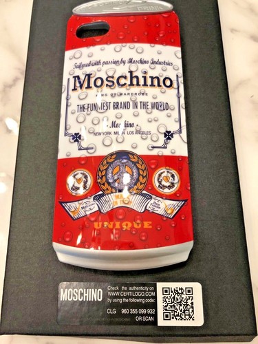 Moschino NIB Budwiser Beer iPhone 5/5s phone case Jeremy Scott authentic - Picture 3 of 3