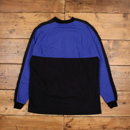 Vintage Graphic T Shirt XL Raglan Answer Bermbanger Long Sleeve Colour Block - Picture 2 of 7