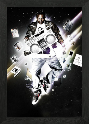Lupe Fiasco's Food Schnaps gerahmtes Wandbild Poster Leinwanddruck Bild