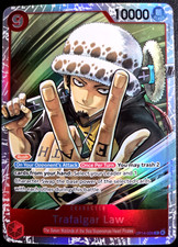 Trafalgar Law OP14-009 SR ONE PIECE Tcg Card Game NM RED