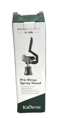Krowne Royal Series Pre Rinse Spray Head Replacement Brass Silver 21-129L