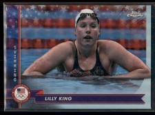 2024 Topps Chrome U.S. Olympics Lilly King Refractors #143 USA