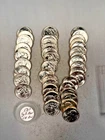 1958P WASHINGTON QUARTER 90% SILVER CH. BU BRILL. UNC. 40 COIN ROLL TYPE B REV.