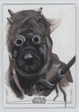 Marketplace image: 2024 Topps Chrome Star Wars Silver Foil 1/1 Rachel Jane Auto Sketch p1l
