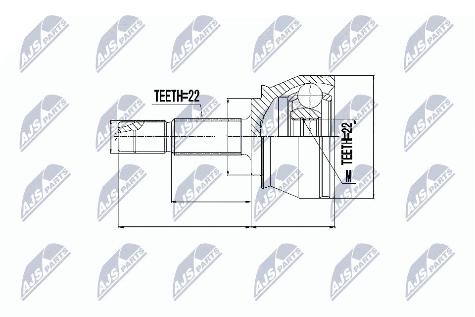 Joint set, driveshaft/ outer suitable for Fiat Doblo/Doblo Cargo 1.2, 1.6, 1.9D - Image 11