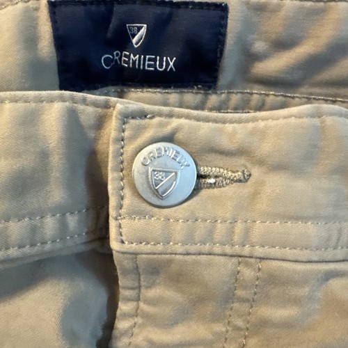 Pantalones Cremieux Para Hombre Talla 38x30 Caqui Olimpias Telas Delgados Cónicos Pantalón de 5 Bolsillos - Imagen 5 de 6