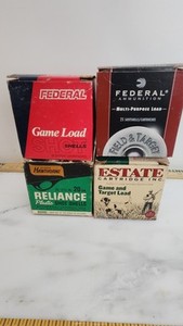 Estate Cartridge Federal Wards Hawthorne Reliance Shotgun Shell Boxes Empty