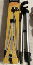 54" Samsonite 1100 Photo/Video Tripod w/3-Way Pan Tilt Silver