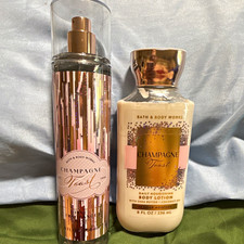 Bath Body Works Champagne Toast Mist Body Lotion Set 8 fl oz Full Size