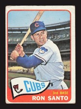 Ron Santo 1965 Topps #110 TYW7 wrinkle