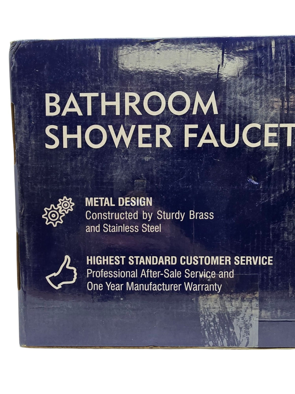 AIMADI DM-0106-BN 3-Handle 5-Spray Wall Mount Tub+Shower Faucet Brushed Nickel