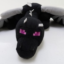 Mojang Jinx Minecraft Black Ender Dragon 24" Large Plush Stuffed Animal
