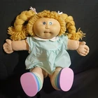 Mold 1  KT Hong Kong Cabbage Patch Kids Black Signature Wheat Hair Blue Eyes