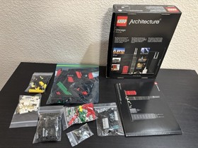 LEGO Architecture 21033 Chicago 100% Complete W/Box & Instructions 