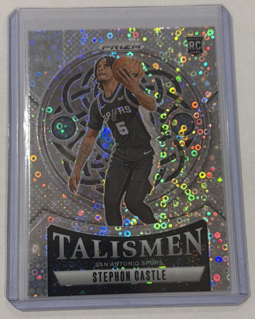 2024-25 Panini Prizm Talismen Fast Break Prizm Stephon Castle #14 Rookie RC