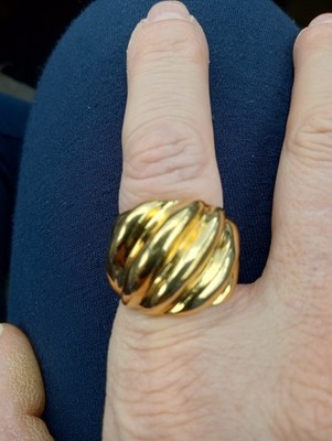 GItaly 18kt YGP Ring, Gold Plated