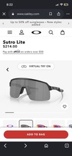 Oakley Sutro Lite Sunglasses Black Frame/Blac...