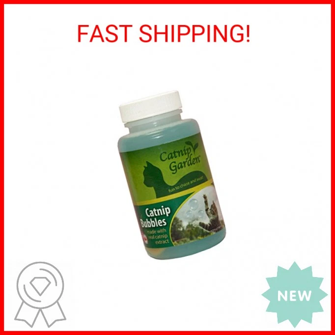 Multipet Catnip Garden Bubbles Toy, 5 oz Foto 2 de 2