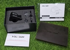 Holosun #HS507C X2 2 MOA/32 MOA Circle Dot Open Reflex Red Dot Sight, RMR Foot