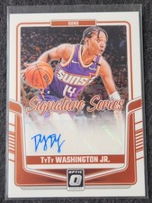 TyTy WASHINGTON JR. 2024-25 Donruss Optic Signature Series Auto #SS-TYW SUNS