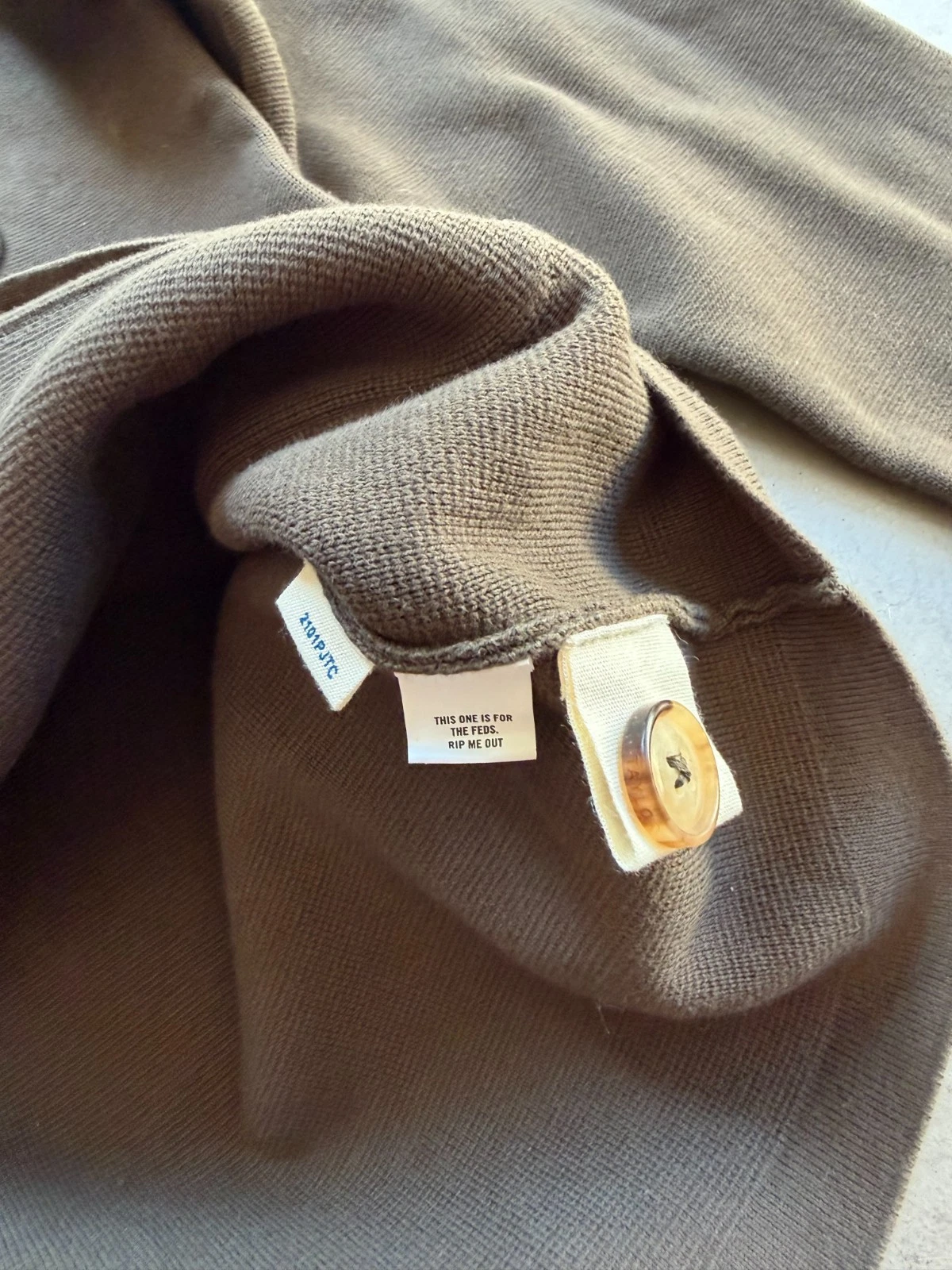 Taylor Stitch The Prout Turkish Coffee Knit Chore Jacket Brown Coat Mens Sz 44 image 9