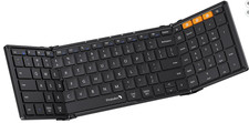 ProtoArc Foldable Bluetooth Keyboard, XK01 Folding Wireless Portable Keyboard