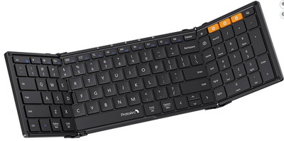 ProtoArc Foldable Bluetooth Keyboard, XK01 Folding Wireless Portable Keyboard