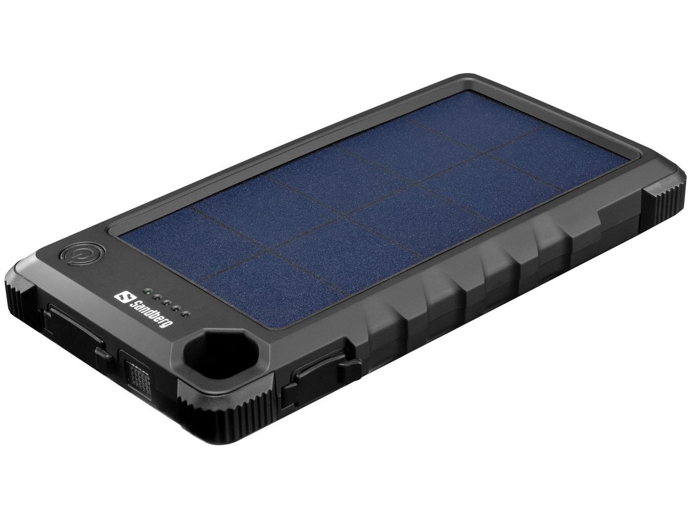 Sandberg Solar Power Bank 10000mAh Black Outdoor - USB-C, USB-A, IP66 Weatherproof, Flashlight - Image 3