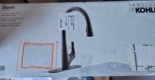 Kohler Bevin K-R43210-BL Pull-Down Kitchen Faucet Finish Matte Black New