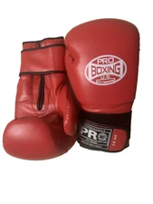 PRO Pro Boxing Supplies Red 14 Oz. Boxing Gloves Sports Martial Arts  MMA  USA