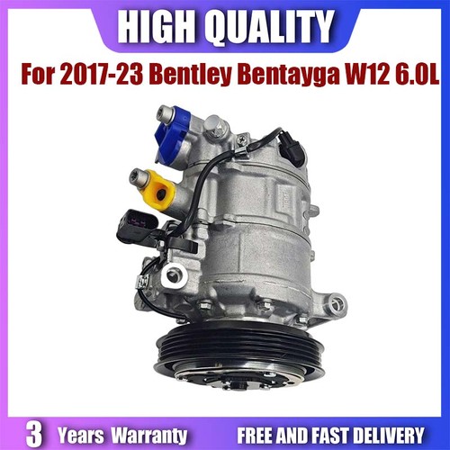Bentley Bentayga Speed 2017-2023 Compressor with bracket P/N 4M0816803N Photo - $154