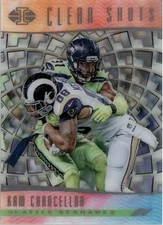 2017 Panini Illusions Clear Shots #18 Kam Chancellor  - FB