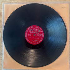 DOO WOP 78 10" THE SPIDERS THE REAL THING ON IMPERIAL 1st LABEL