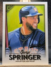 GEORGE SPRINGER 2018 Topps Gallery #2 ARTIST PROOF INSERT Houston Astros