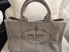 PRADA Tote Large Grey Denim