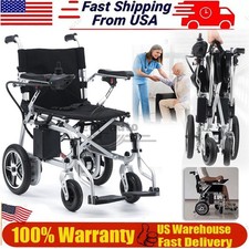 Electric Wheelchair Intelligent Foldable Motorized Powerchair All Terrain New