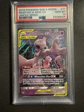 Pokémon TCG Mewtwo & Mew Tag Team GX Unified Minds 71/236 PSA 10