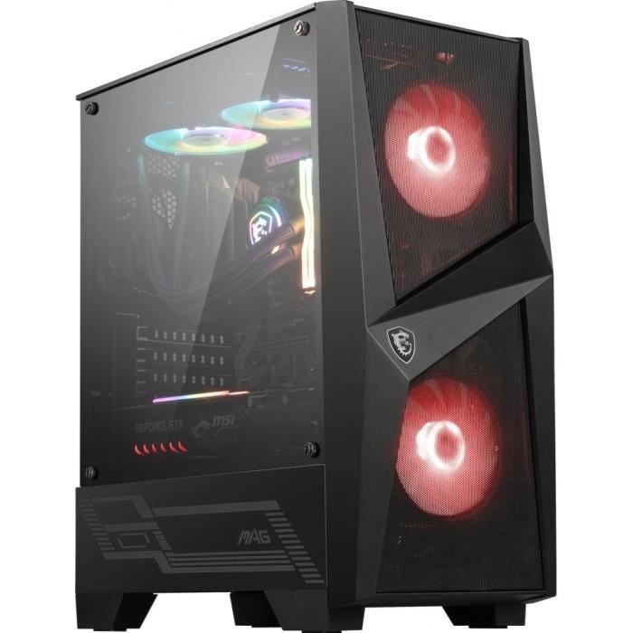Boîtier PC MSI MAG FORGE 100M fini la surchauffe avec sa façade en mesh - 3