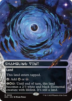 Shambling Vent (0038) (Borderless) Rare EN 38 MTG EOS NM