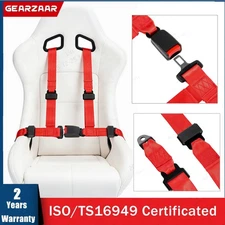 Universal 3'' 4 Point Racing Safety Harness Seat Belt kit Offroad 4x4 SUV Buggy