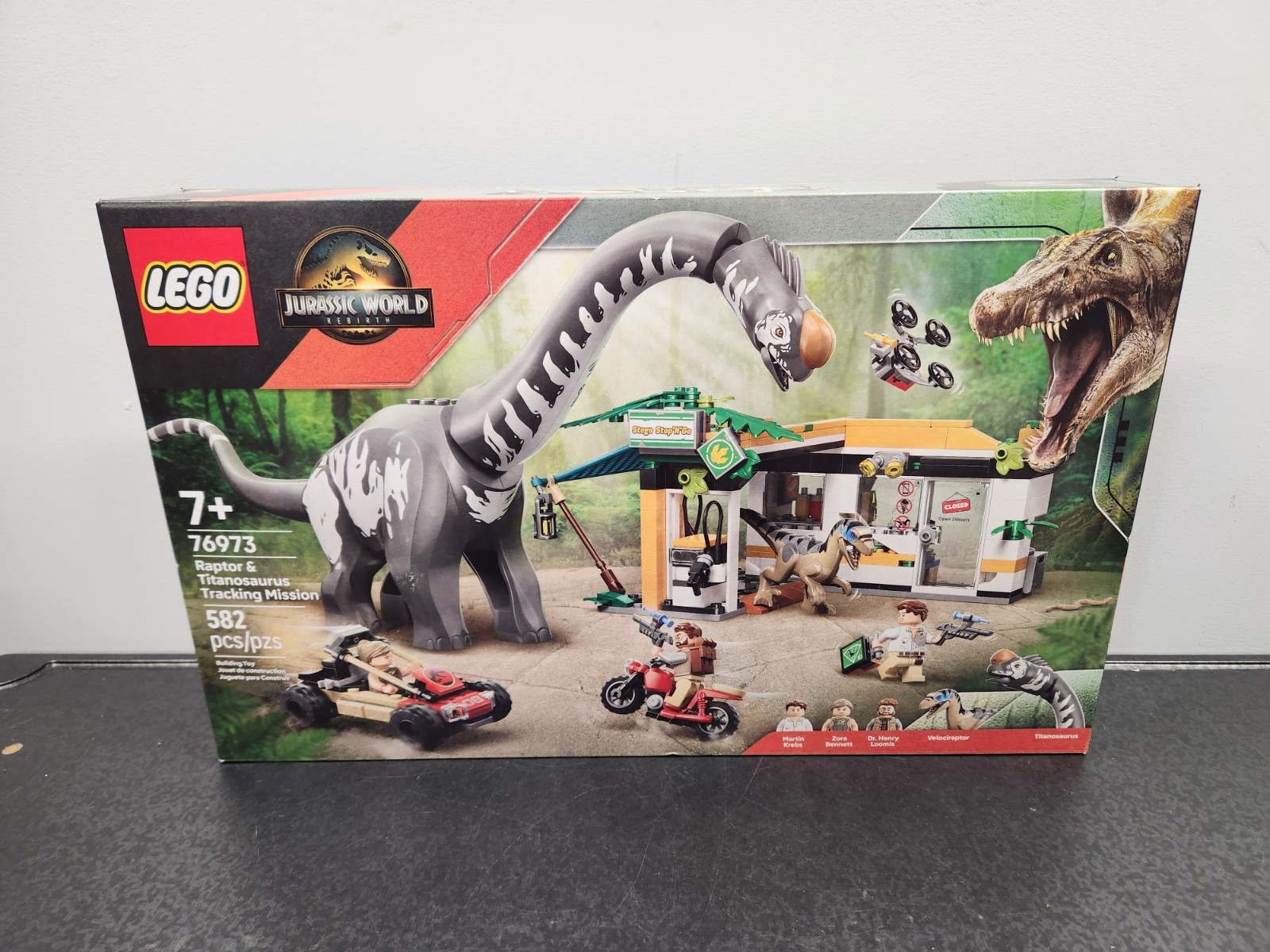 LEGO Jurassic World Raptor & Titanosaurus Tracking Mission (76973) - BRAND NEW