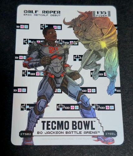 2026 Bo Jackson Battle Arena Tecmo Calf Roper SP Eric Metcalf Steel-DEBUT