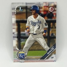 2019 Bowman Draft John Rave 1st RC #144 KC