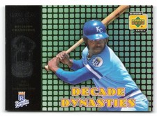 2001 Upper Deck Decade 1970's #D8 Hal McRae Decade Dynasties Kansas City Royals