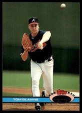 Tom Glavine 1991 Stadium Club #558 Braves MLB READ FREE SHIPPING AutographDen