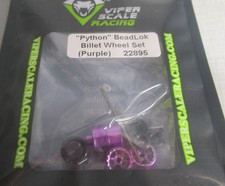 NEW PYTHON BEADLOK BILLET WHEEL SET PURPLE 22895