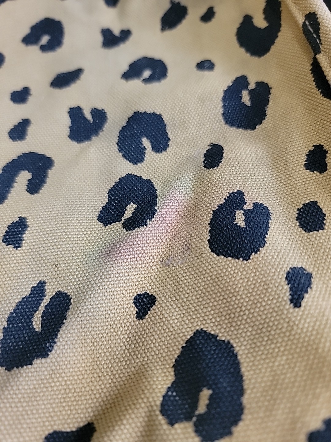 RARE! Baggu Leopard Print Drawstring Canvas Unise… - image 12